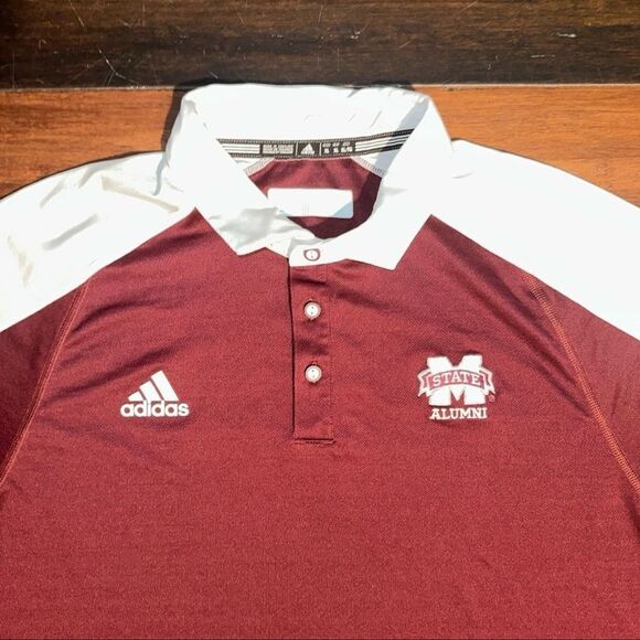 Adidas Mississippi State Alumni Polo Shirt - Picture 4 of 4